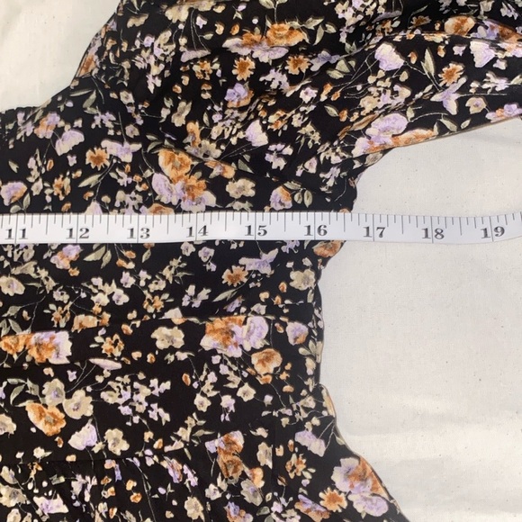 Entro Boho Floral Babydoll Peasant Blouse - Picture 12 of 15